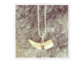 Horizon Whale Tooth necklace, icelandic jewellery